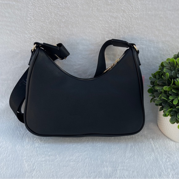 NEW Juicy Couture Black and Gold Obsession Crossbody Bag with Gold Hardware - Picture 4 of 5